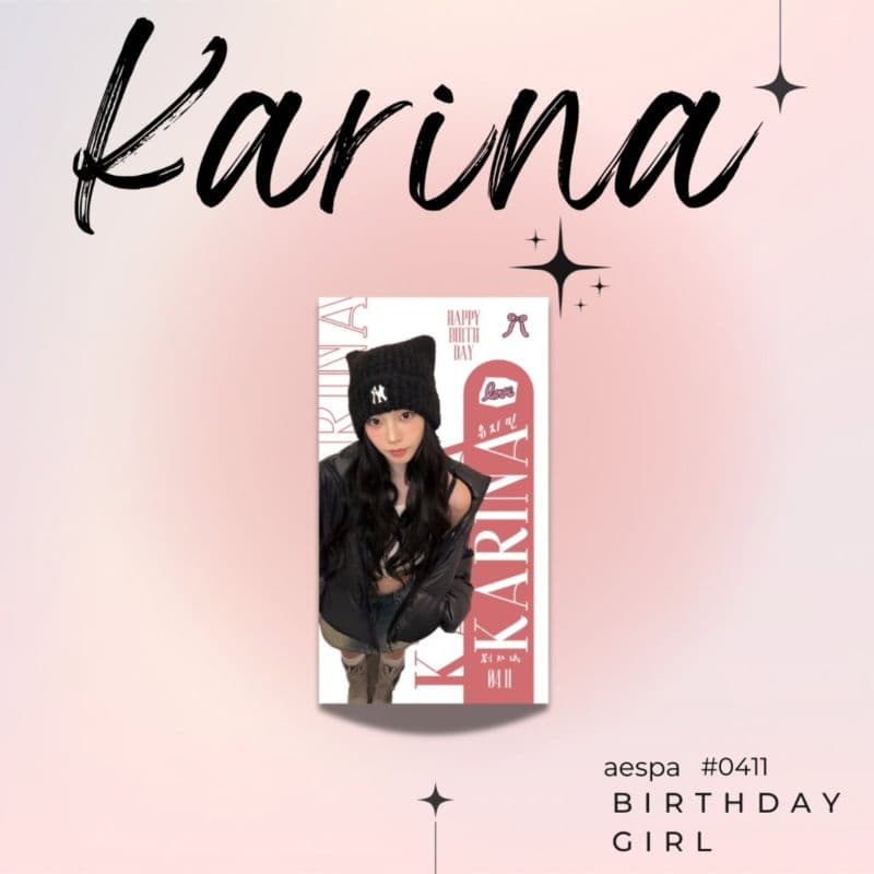 aespa Karina 生日應援活動