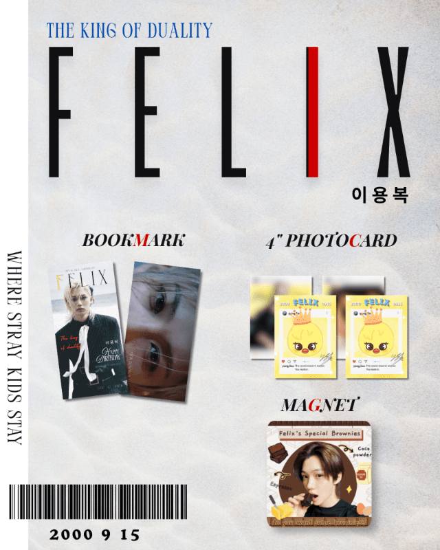 【Felix Birthday｜ 李龍馥生日應援】 ✨The King of Duality✨
