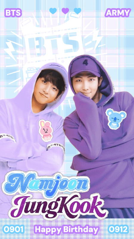 《SEPTEMBER , WITH RM & JK.》寫給南俊與柾國的九月💙💜 BTS 防彈少年團 金南俊×田柾國 2026 生日應援展