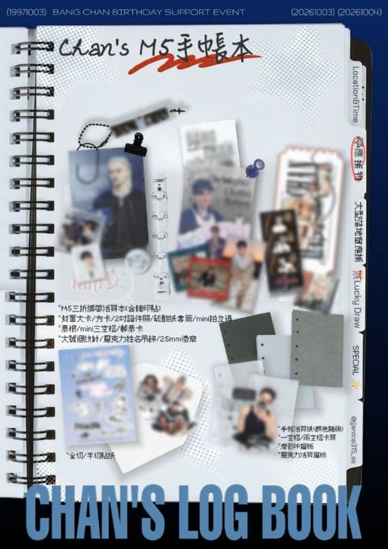 + CHAN'S LOG BOOK - 方燦🐺 Birthday Support  Event in Taipei +